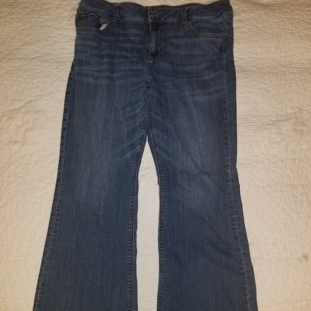 American Eagle Jeans Size 18 short,Artist Flare